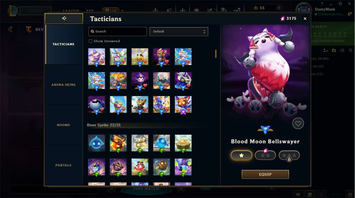 Penjualan akun permainan League of Legends